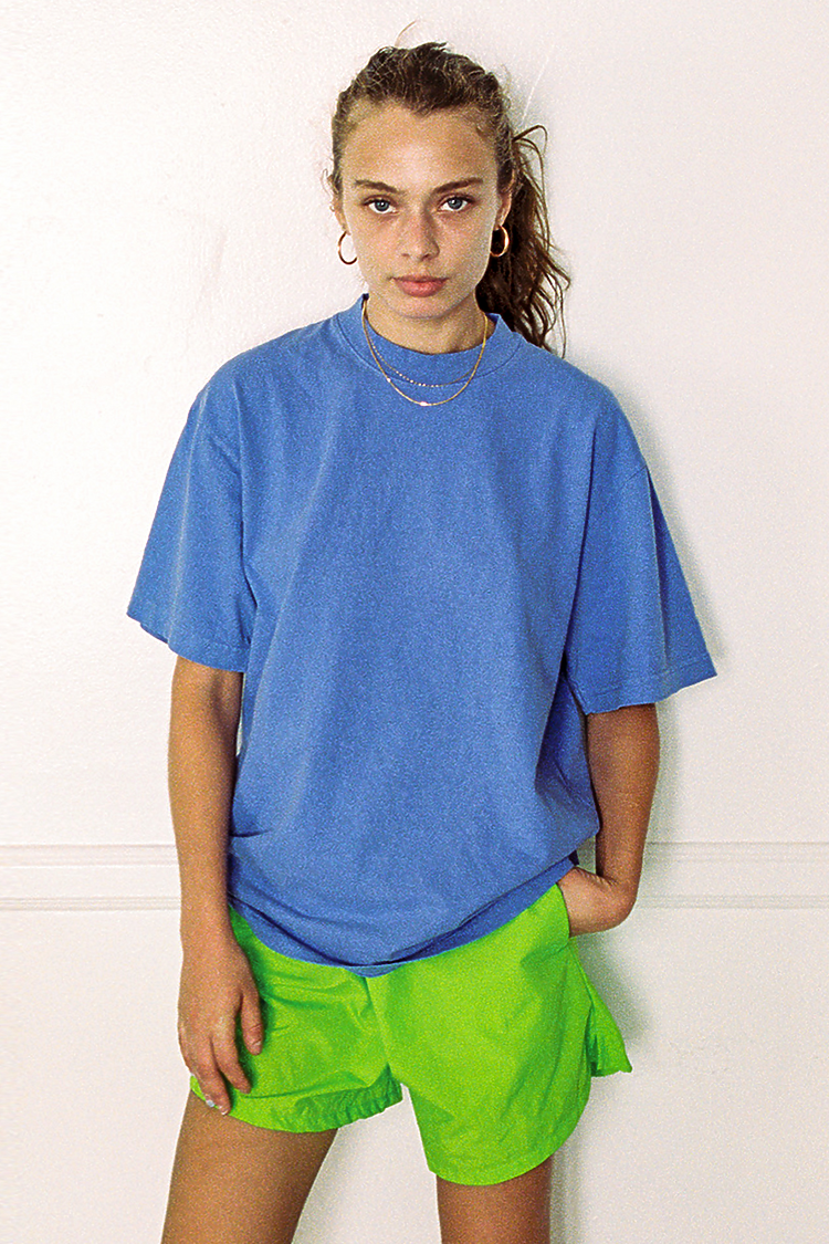 S/S Neon Crew Neck 6.5oz Neon Purple