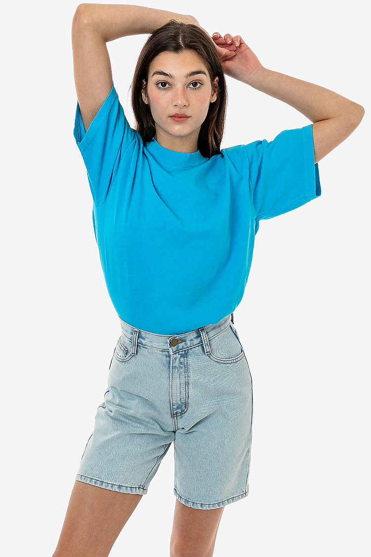 S/S Neon Crew Neck 6.5oz NEON BLUE