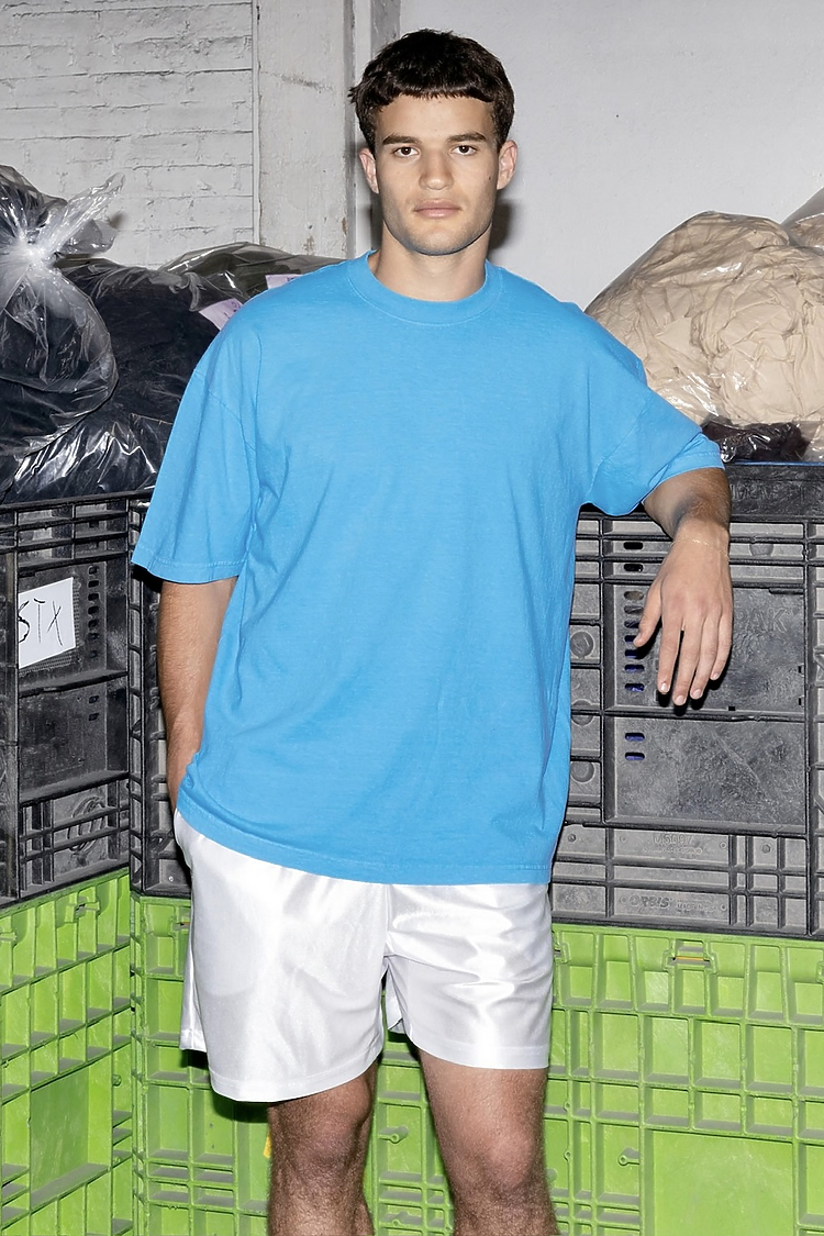 S/S Neon Crew Neck 6.5oz NEON BLUE