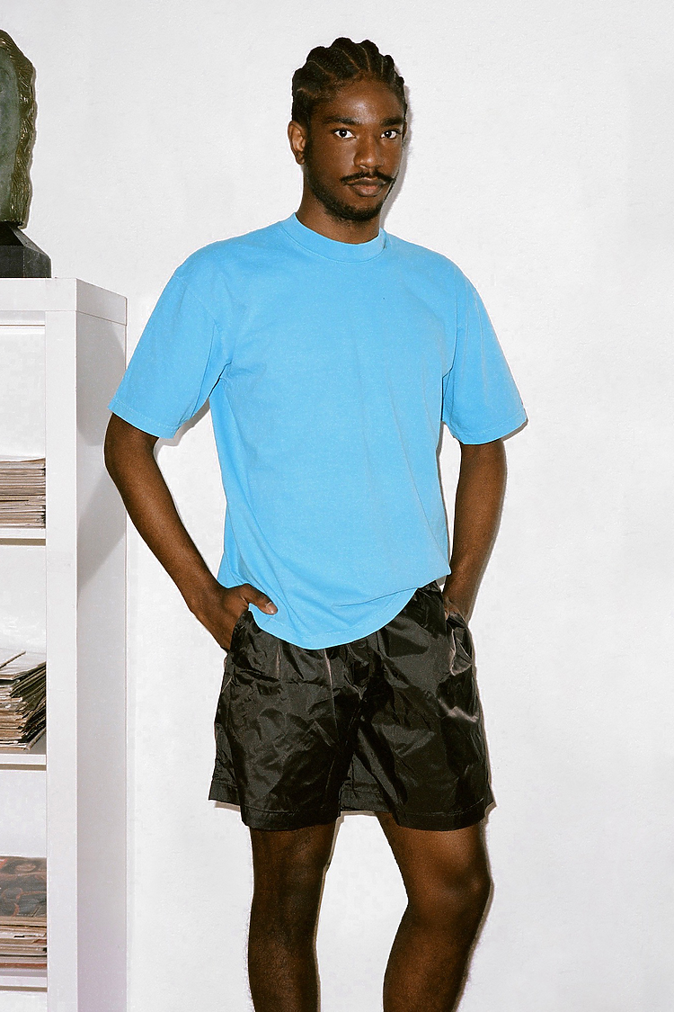 S/S Neon Crew Neck 6.5oz NEON BLUE
