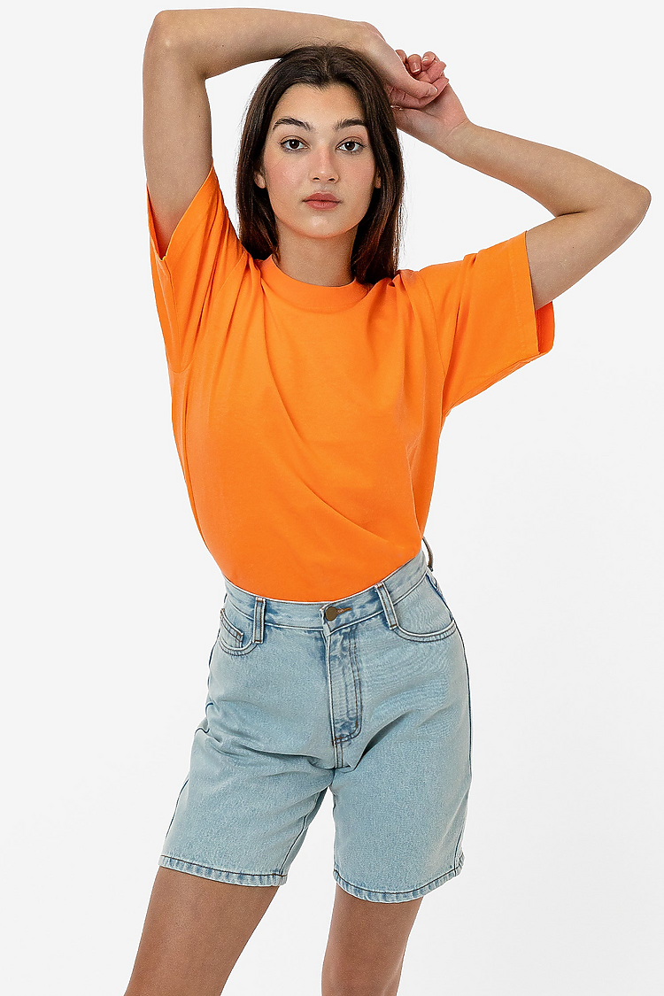 S/S Neon Crew Neck 6.5oz NEON ORANGE
