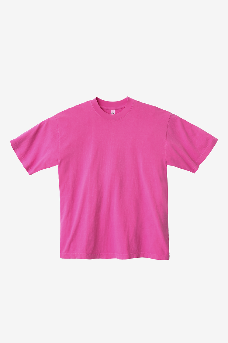 S/S Neon Crew Neck 6.5oz NEON PINK Textile1