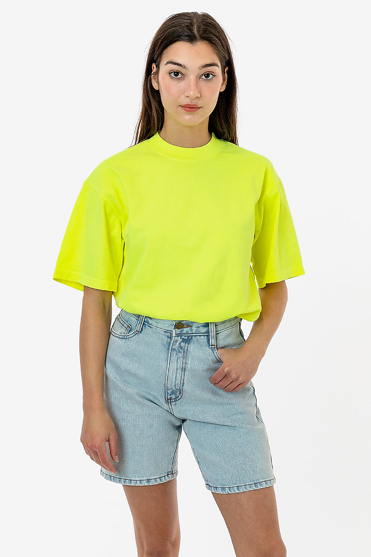 S/S Neon Crew Neck 6.5oz NEON YELLOW