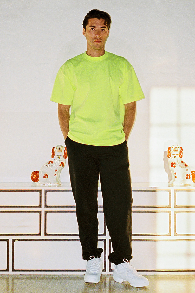 S/S Neon Crew Neck 6.5oz NEON YELLOW