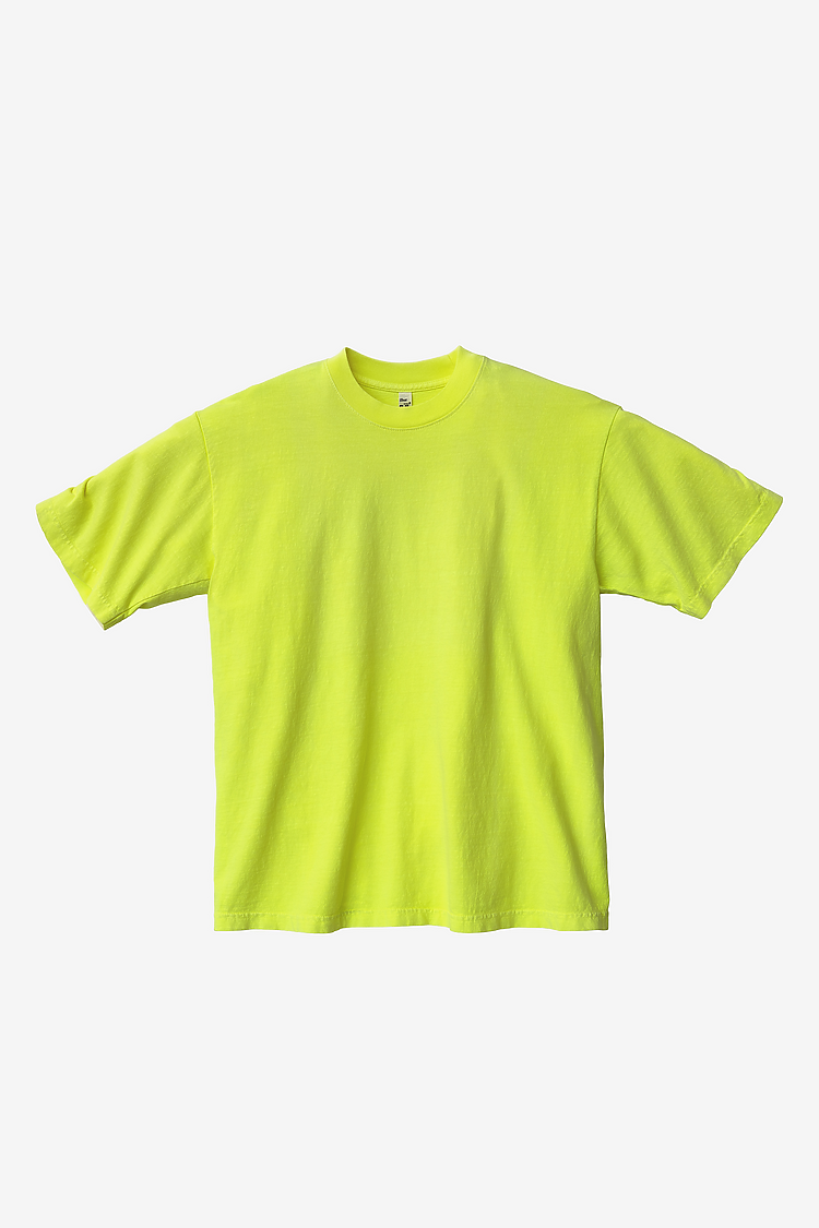 S/S Neon Crew Neck 6.5oz NEON YELLOW