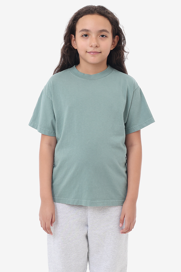 Kids S/S Grmnt Dye Tee ATLANTIC GREEN