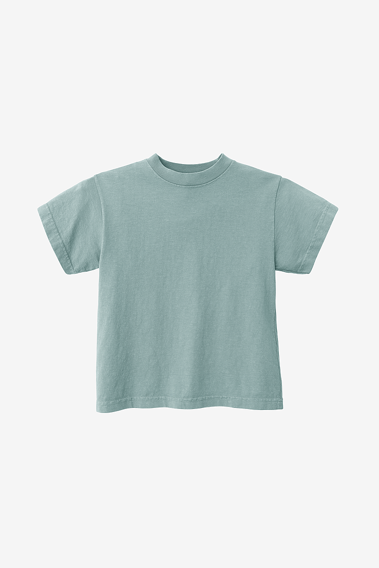 Kids S/S Grmnt Dye Tee ATLANTIC GREEN