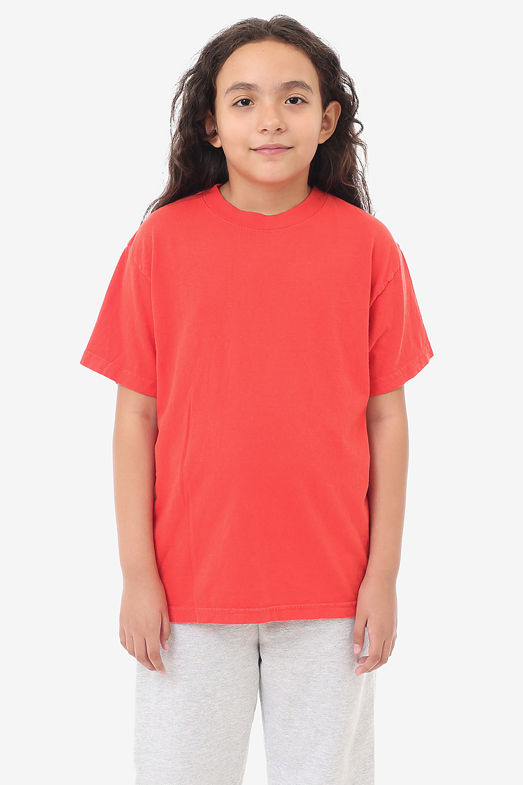 Kids S/S Grmnt Dye Tee BRIGHT ORANGE