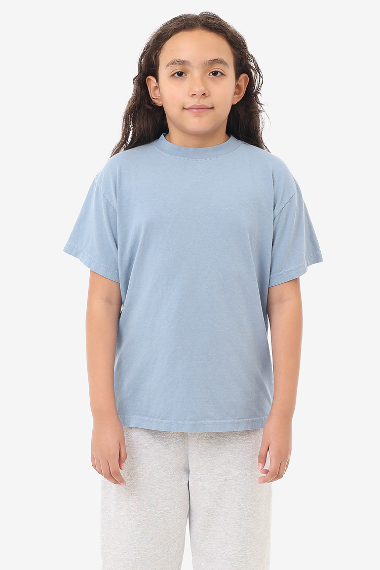 Kids S/S Grmnt Dye Tee CLEAR BLUE