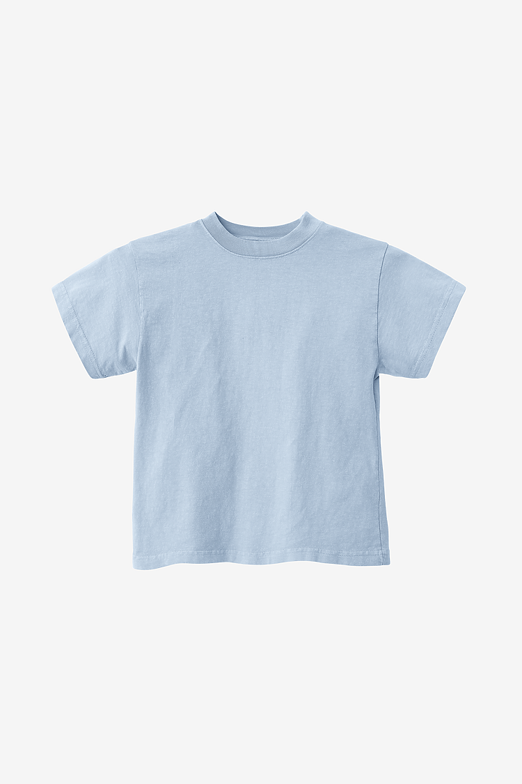Kids S/S Grmnt Dye Tee CLEAR BLUE
