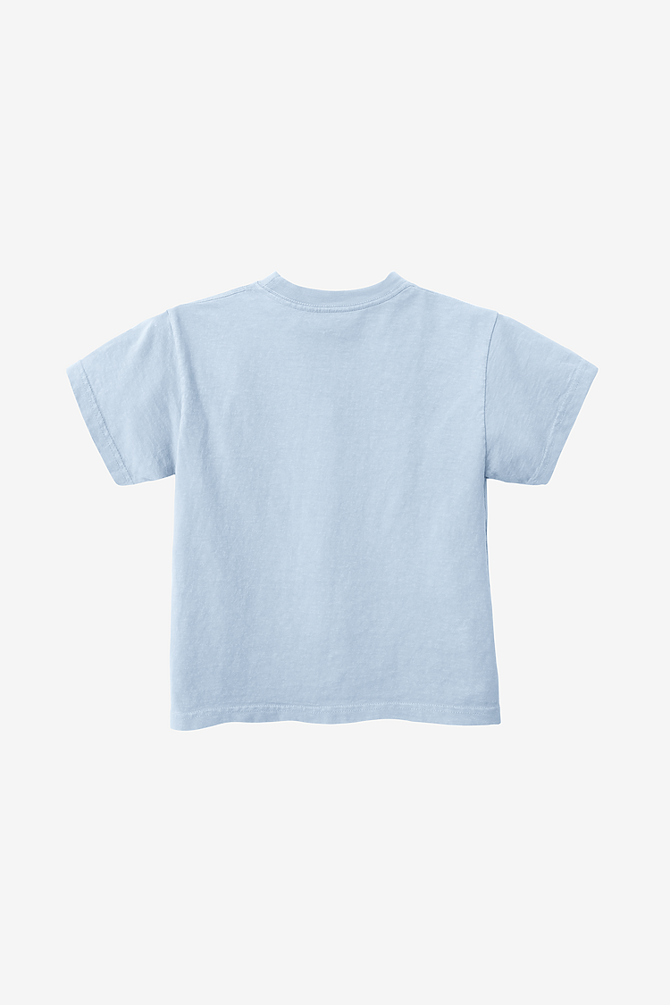 Kids S/S Grmnt Dye Tee CLEAR BLUE