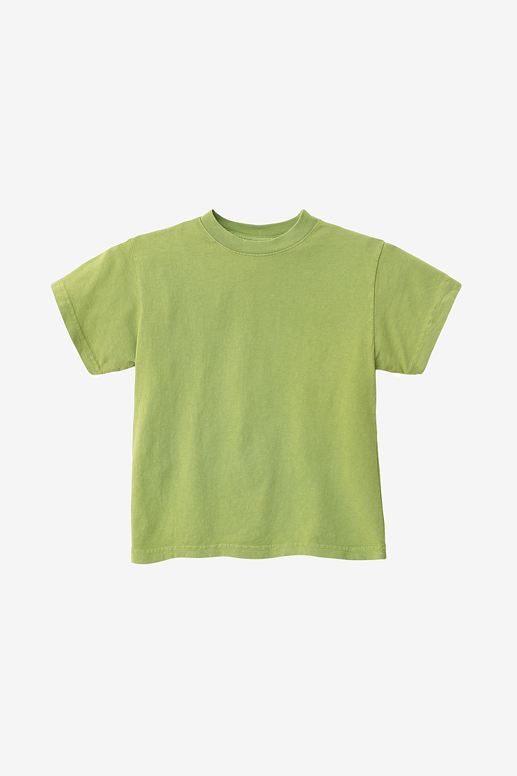 Kids S/S Grmnt Dye Tee Celery Green