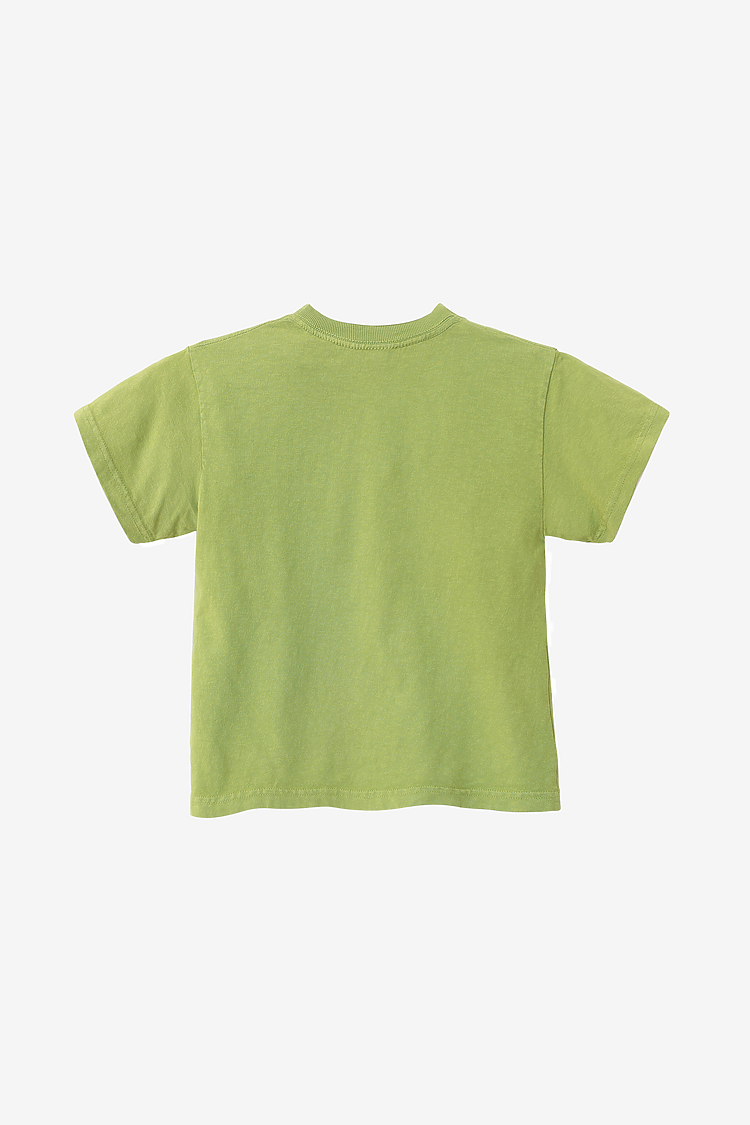 Kids S/S Grmnt Dye Tee Celery Green