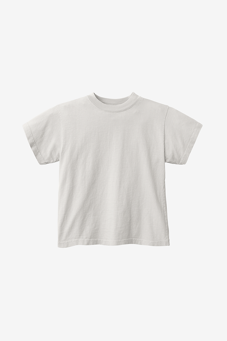 Kids S/S Grmnt Dye Tee CEMENT