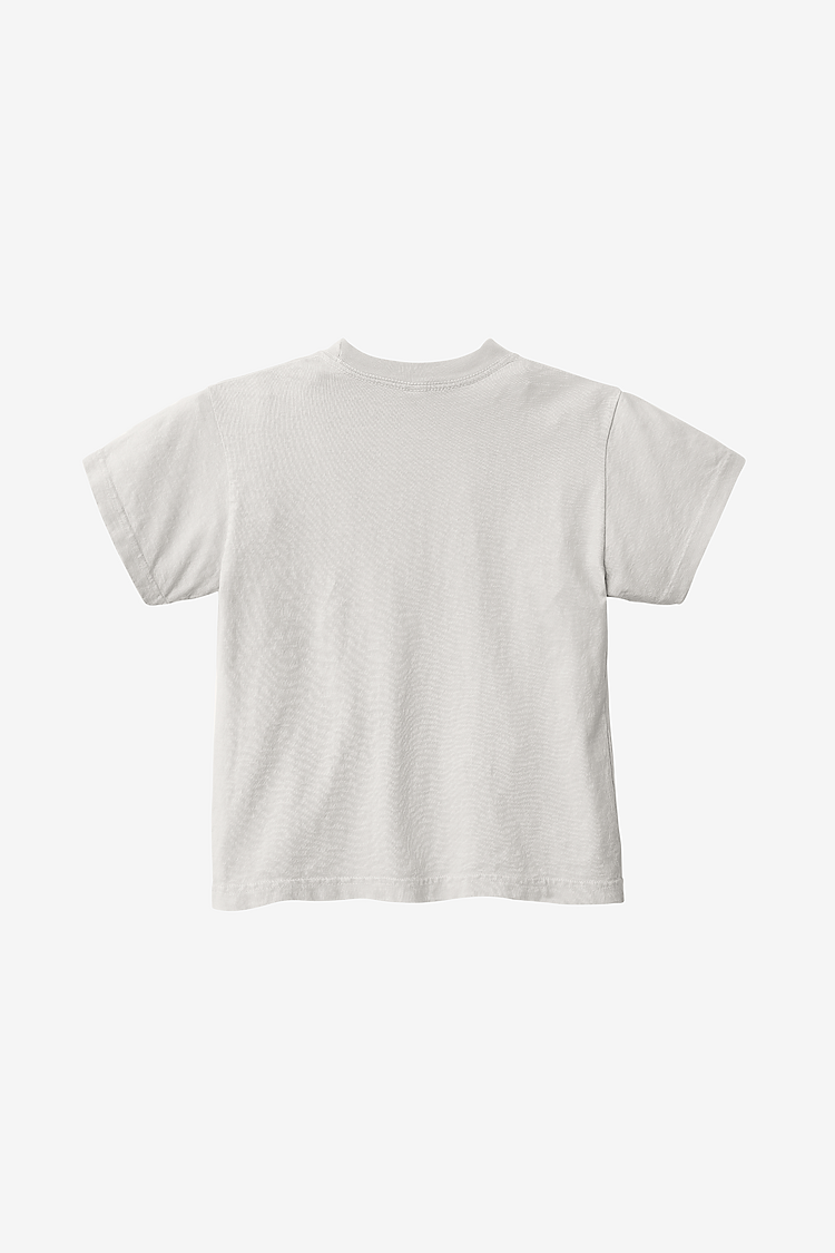 Kids S/S Grmnt Dye Tee CEMENT
