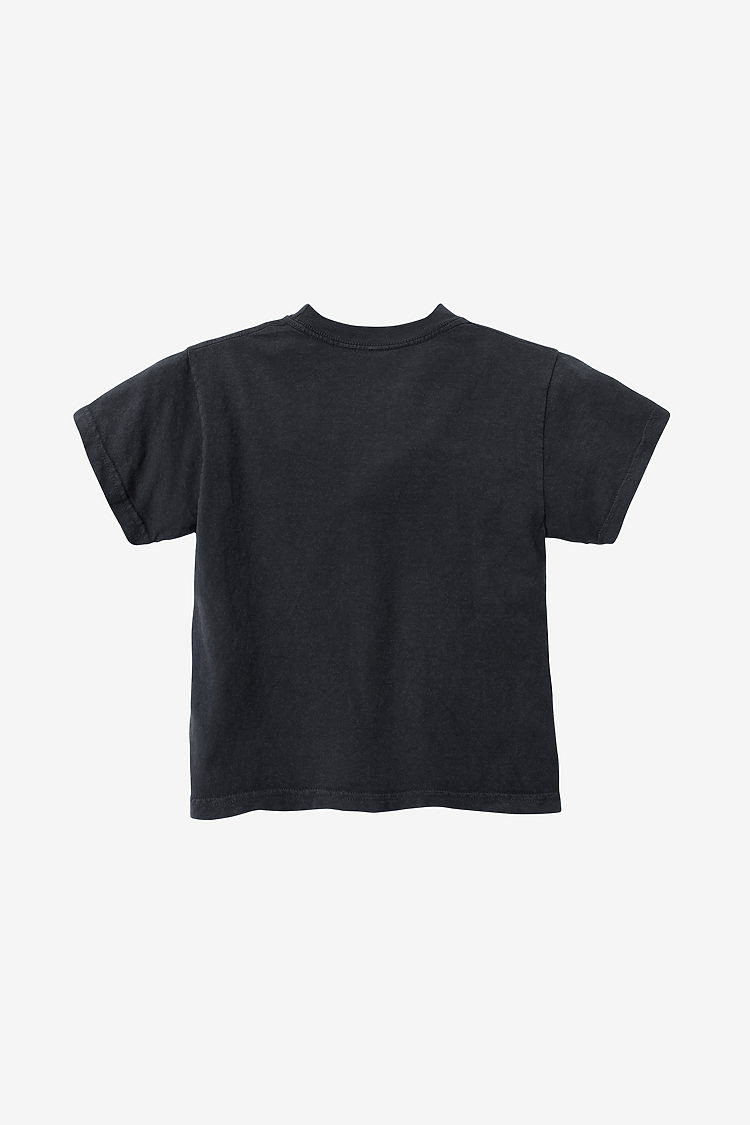 Kids S/S Grmnt Dye Tee OFF BLACK