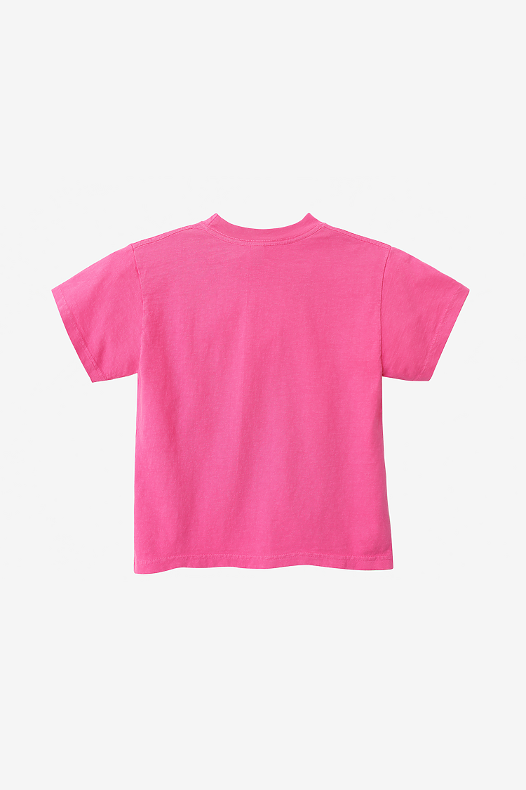 Kids S/S Grmnt Dye Tee Paradise Pink