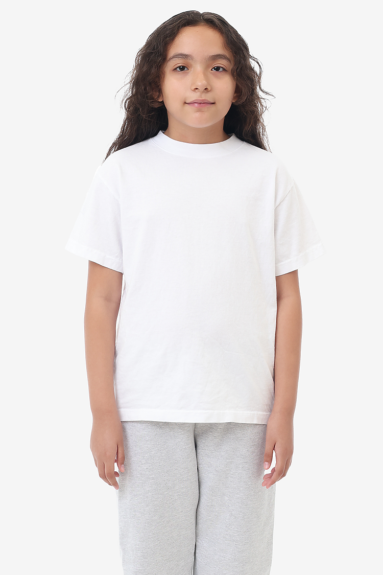 Kids S/S Grmnt Dye Tee White