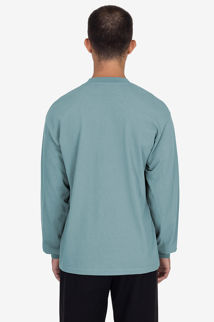 L/S Pocket Crew 6.5oz ATLANTIC GREEN