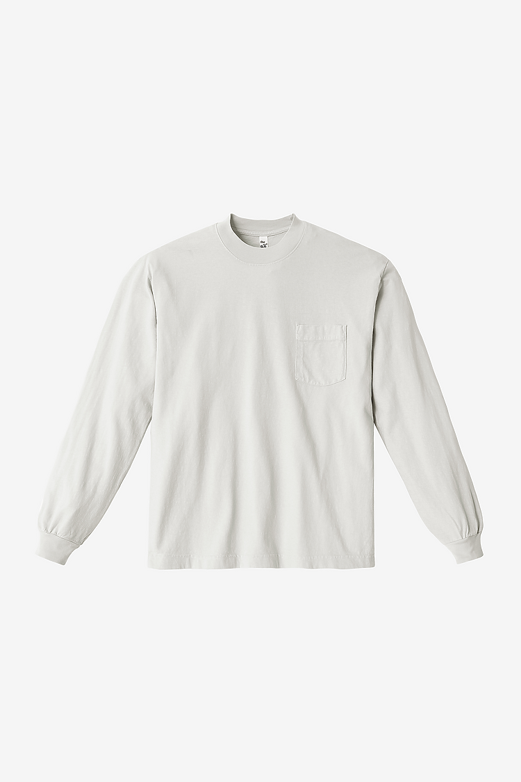 L/S Pocket Crew 6.5oz Cement