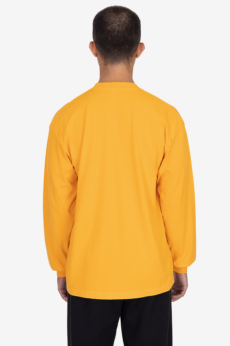 L/S Pocket Crew 6.5oz Gold