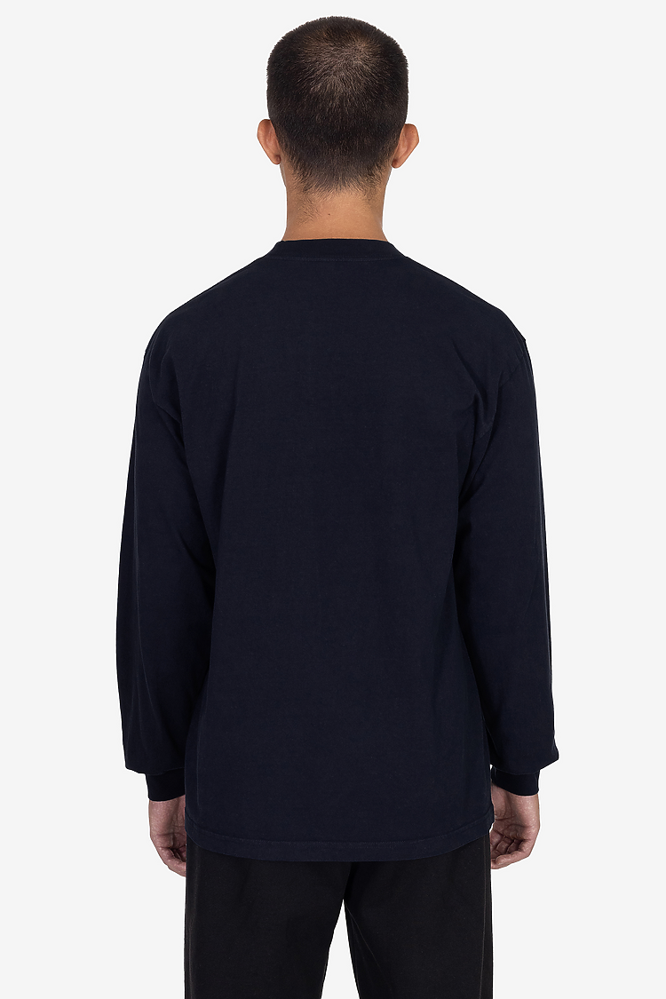 L/S Pocket Crew 6.5oz NAVY
