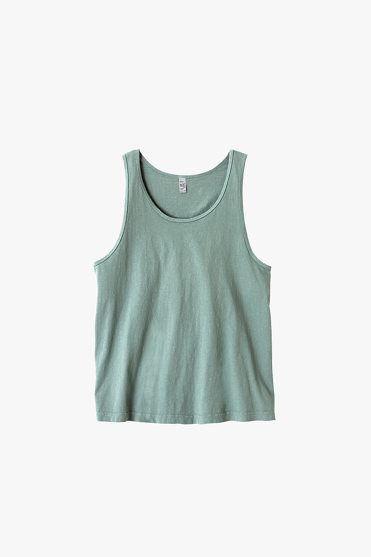 6.5 oz GD Basic Mens Tank ATLANTIC GREEN