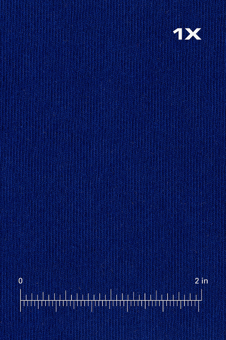 18/1 Oversize Crop Tee Cobalt Blue