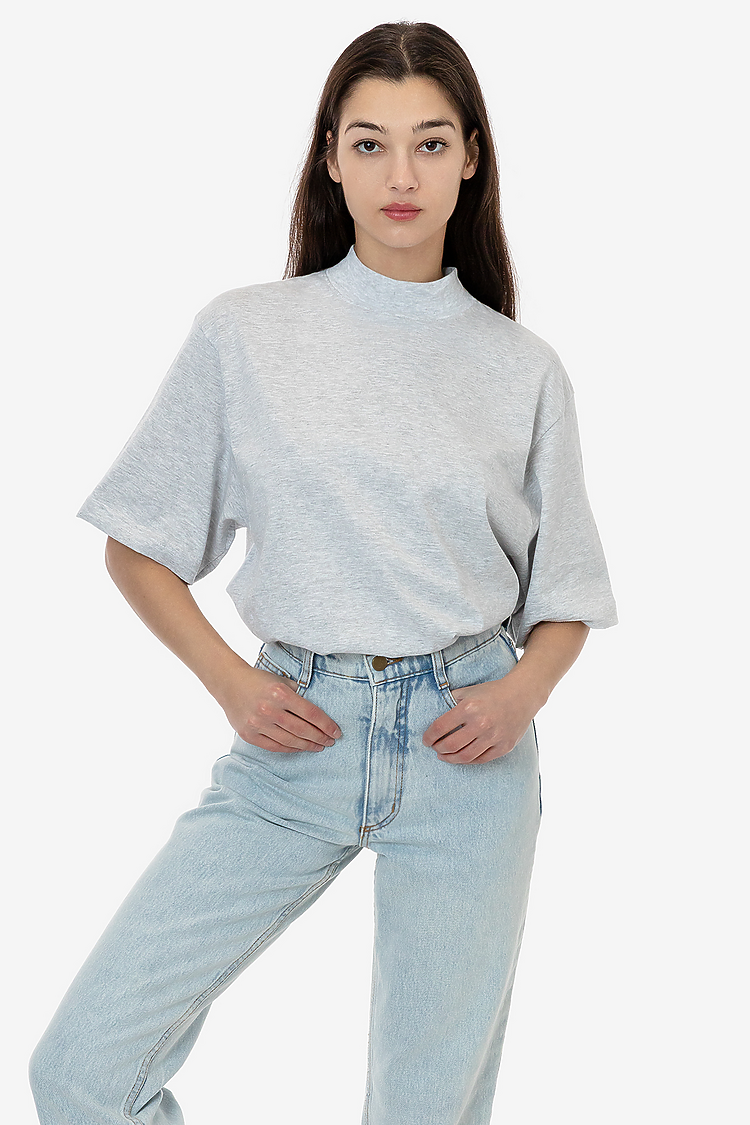 18/1 S/S Oversized Mock ASH