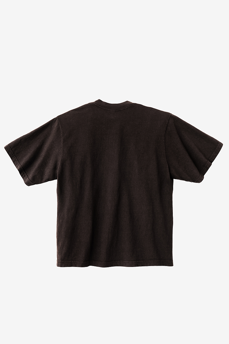18/1 S/S Oversized Mock CHOCOLATE