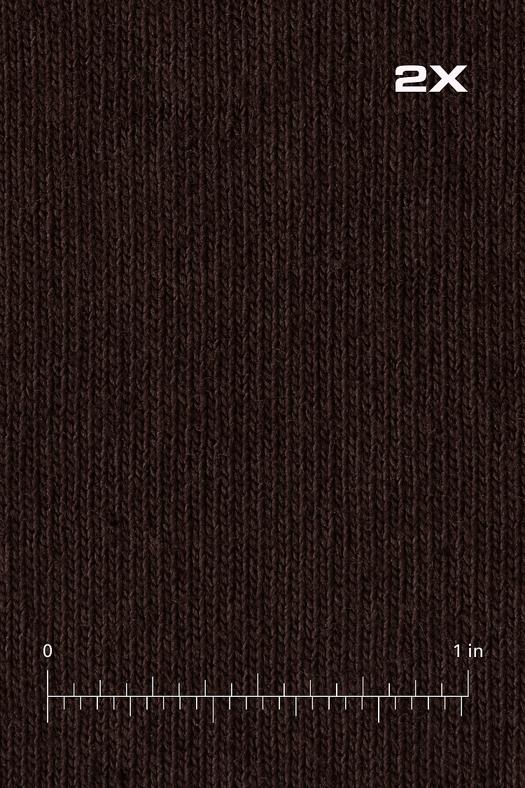 18/1 S/S Oversized Mock CHOCOLATE