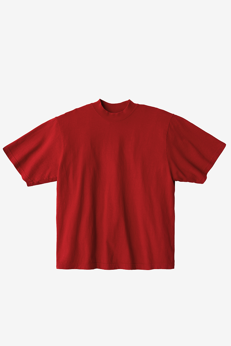 18/1 S/S Oversized Mock Cherry Red