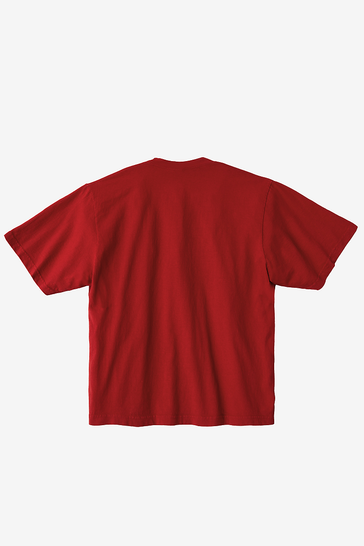 18/1 S/S Oversized Mock Cherry Red
