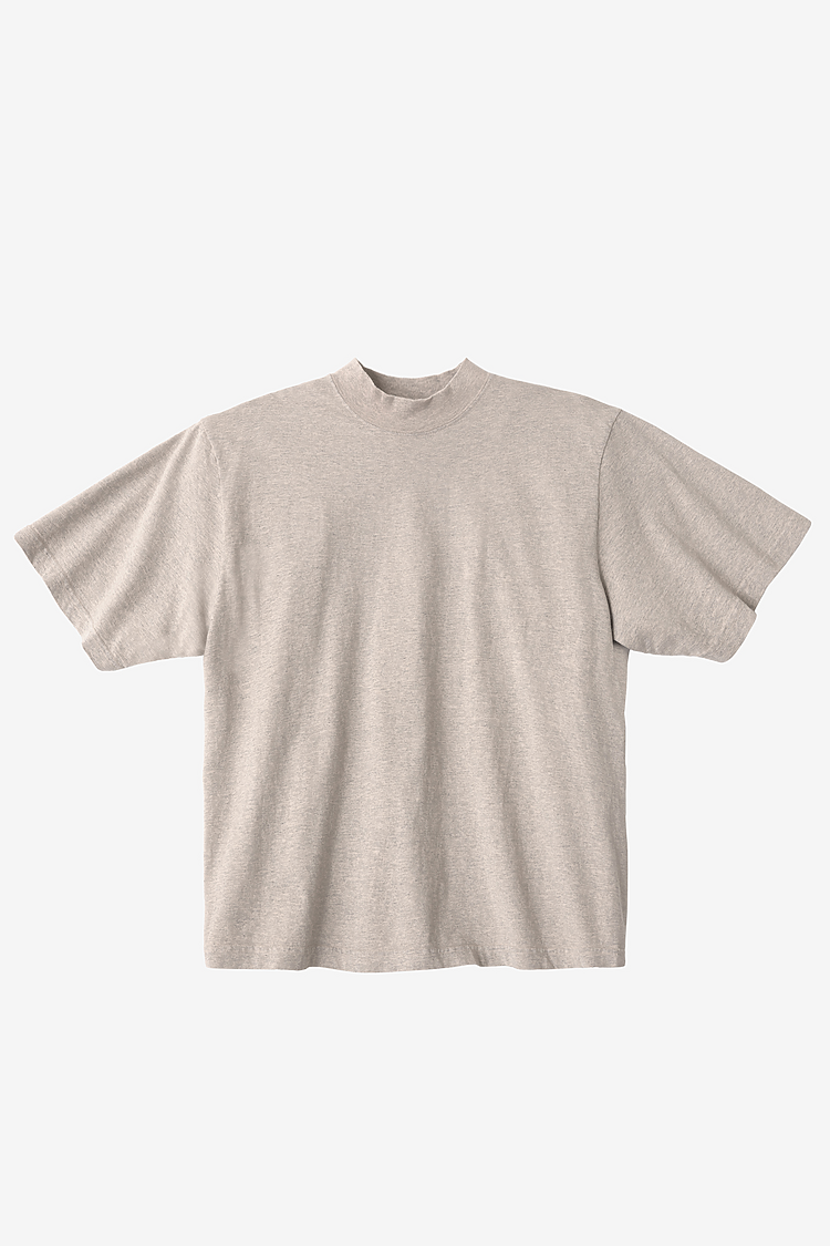 18/1 S/S Oversized Mock Oatmeal SupportIMG8