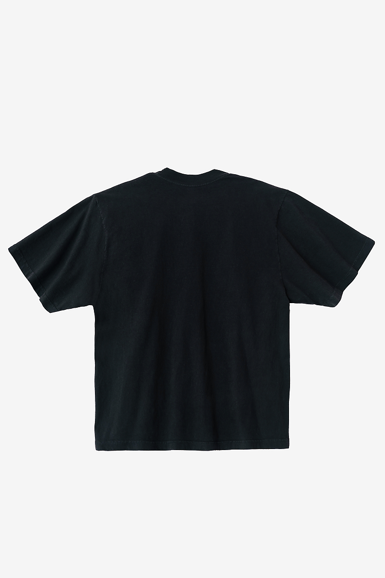 18/1 S/S Oversized Mock OFF BLACK