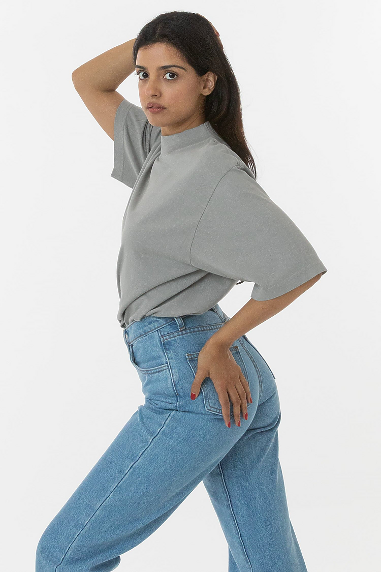 18/1 S/S Oversized Mock Silver Mist
