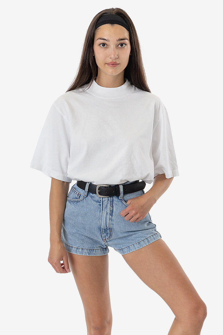 18/1 S/S Oversized Mock White