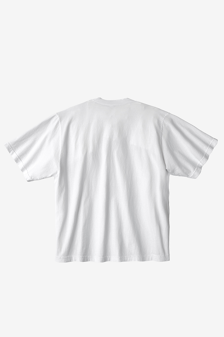 18/1 S/S Oversized Mock White