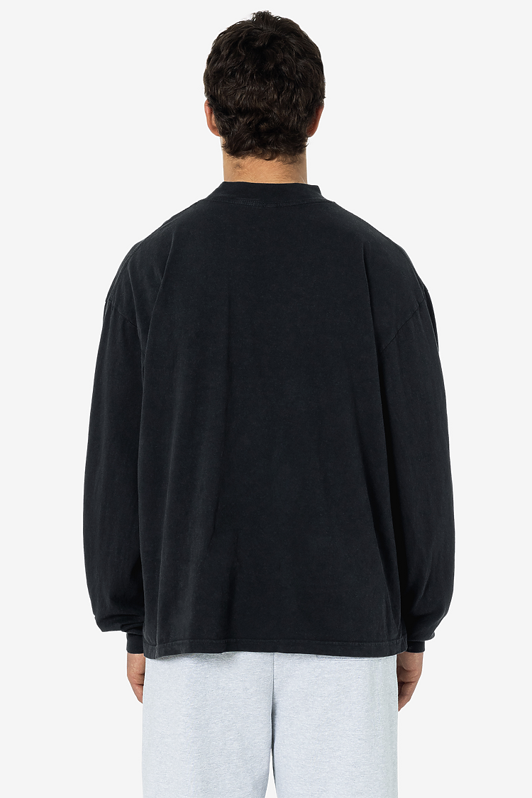 18/1 L/S OVERSIZED MOCK BLACK EDGE