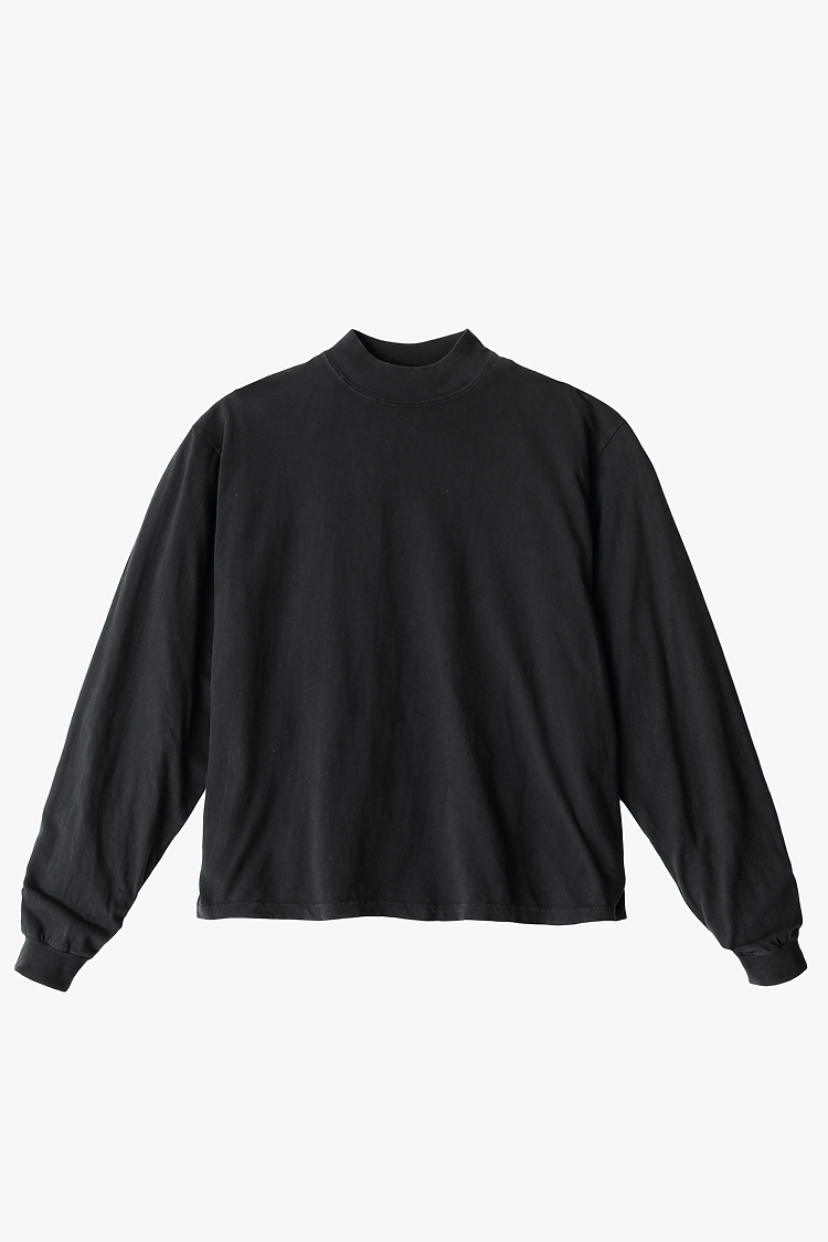 18/1 L/S OVERSIZED MOCK BLACK EDGE