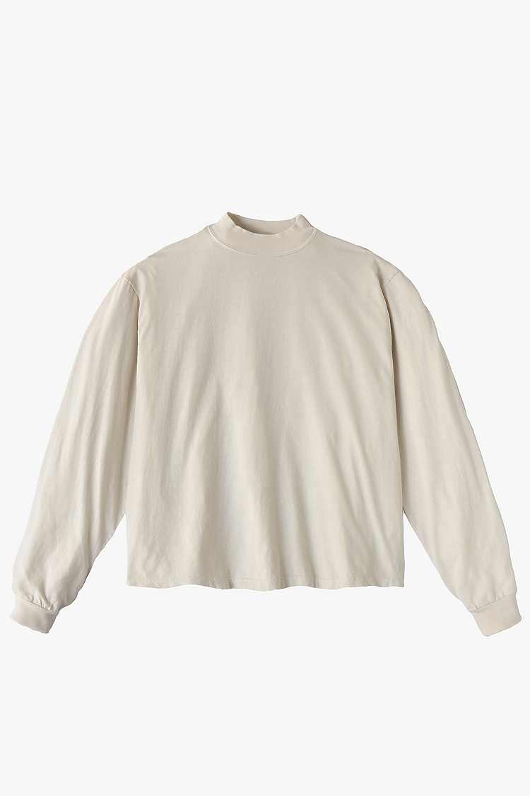 18/1 L/S OVERSIZED MOCK CREME
