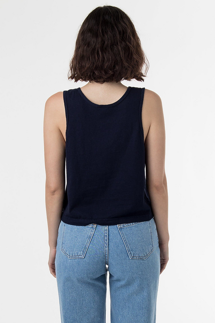 6.5 oz Garment Dye Mid-Tank NAVY