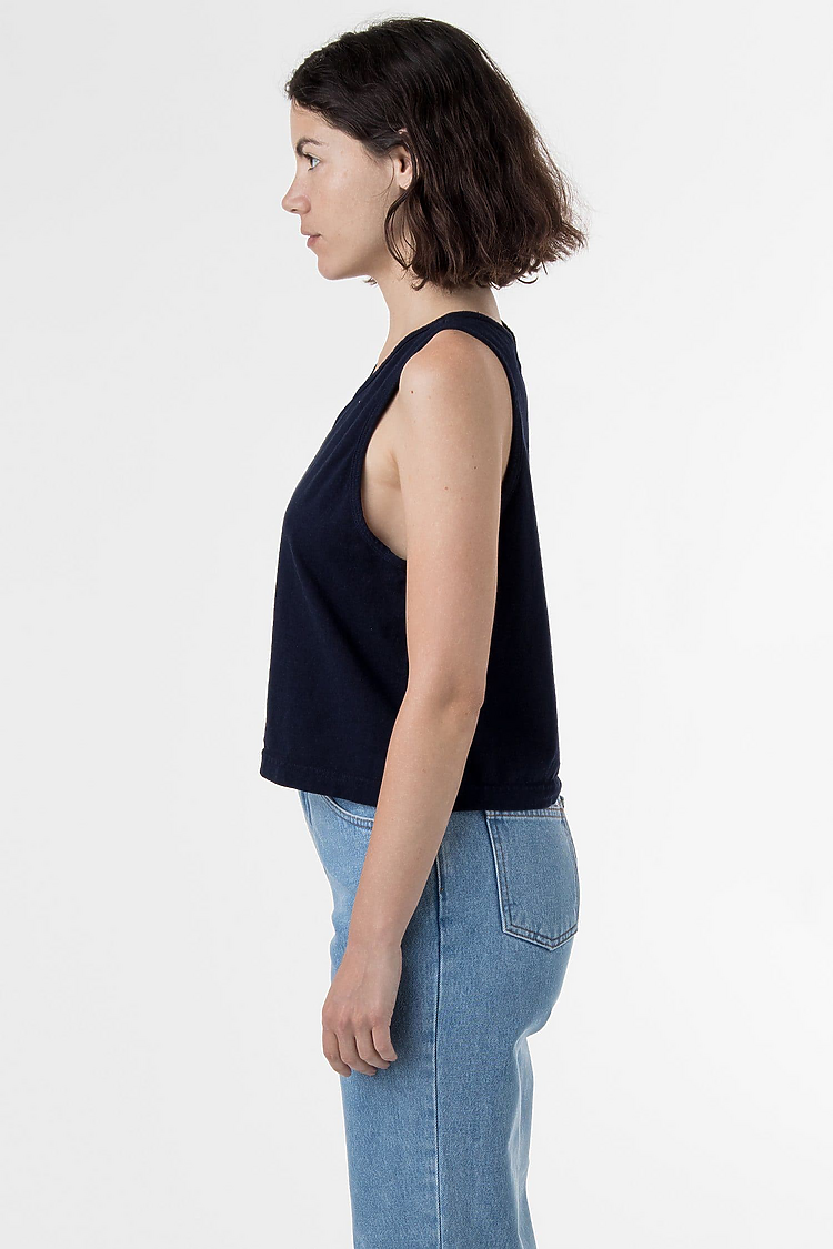 6.5 oz Garment Dye Mid-Tank NAVY