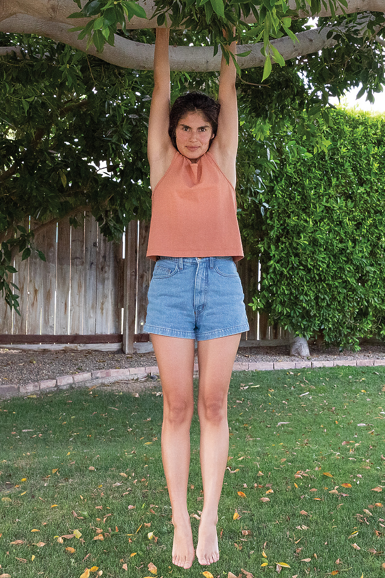 6.5 oz Garment Dye Mid-Tank TERRACOTTA