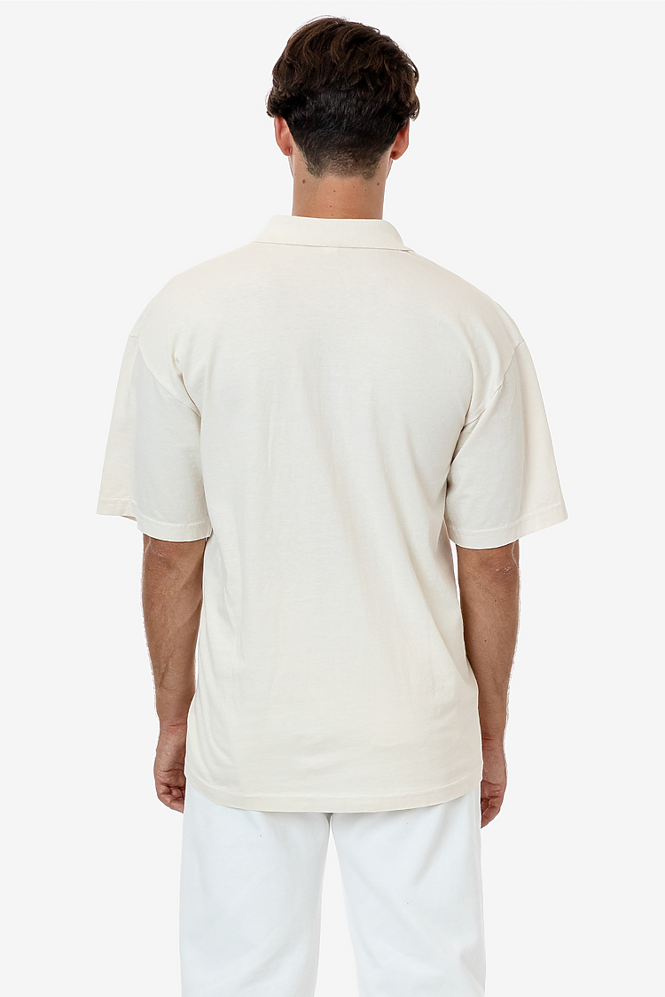 Short Sleeve Polo T-Shirt Creme