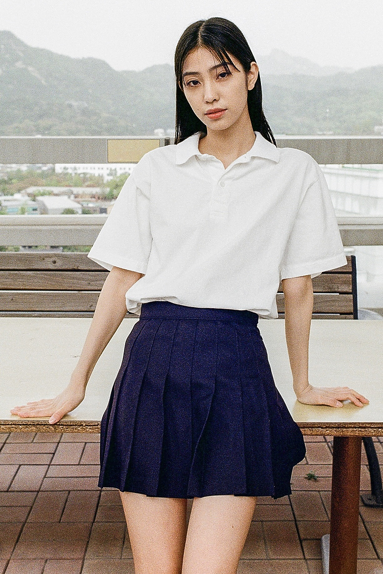 Short Sleeve Polo T-Shirt White