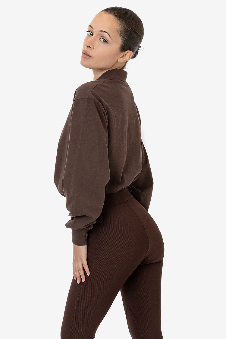 18/1 Polo Long Sleeve CHOCOLATE