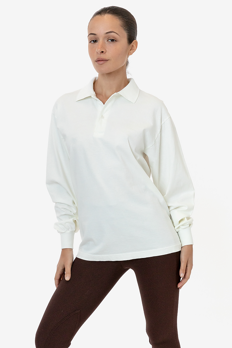 18/1 Polo Long Sleeve OFF WHITE