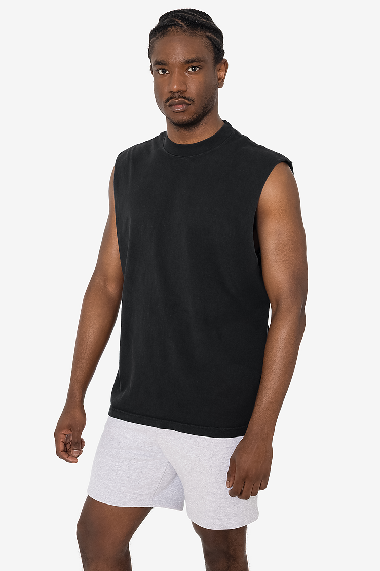 Sleeveless Tee 6.5oz Black Edge SupportIMG2