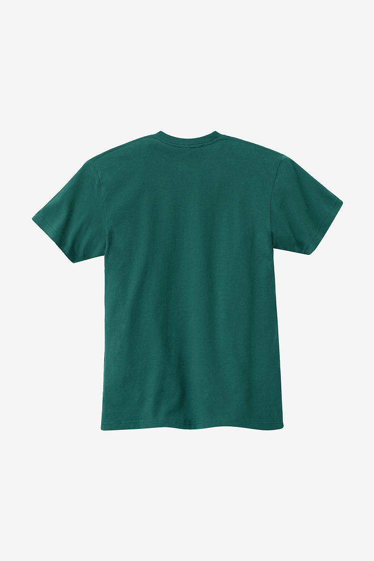 S/S Fine Jersey Crew 4.3 oz FOREST GREEN